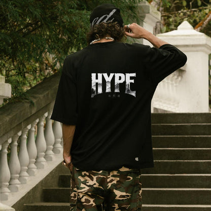 Hype Oxygen Graphic Mango Style Boxy Tee