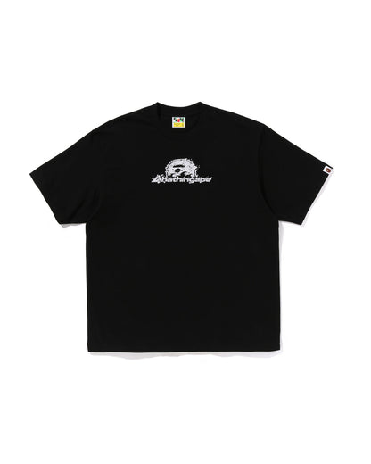 Moonface Urban Script Tee Bold Font Drip Shirt