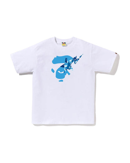 Neon Camo 8Bit Logo Tee Loose Streetwear Tee