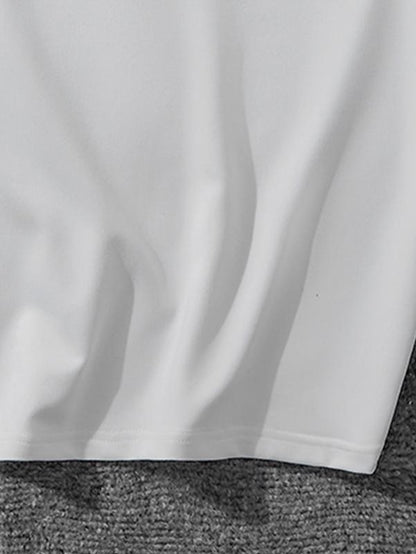 Short Sleeve T-Shirt, Versatile Fashion Brand, Unisex, Crew Neck, Loose and Casual, Trend, Ins Style, [COD] baju kelinci wanita corteiz uniqlo cropped shirt icon clothing