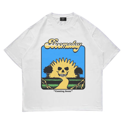 Megalast-Dooms Hari Kaos Vintage Oversize Combed