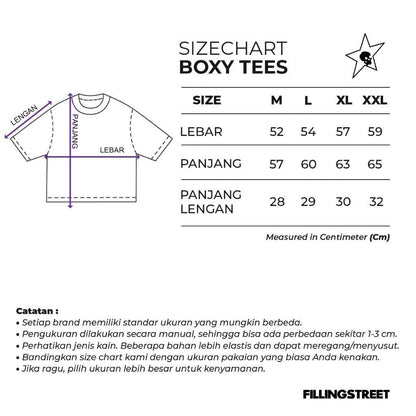 Tanaman Boxy Fillingstreet Asterisk Graphic Tee