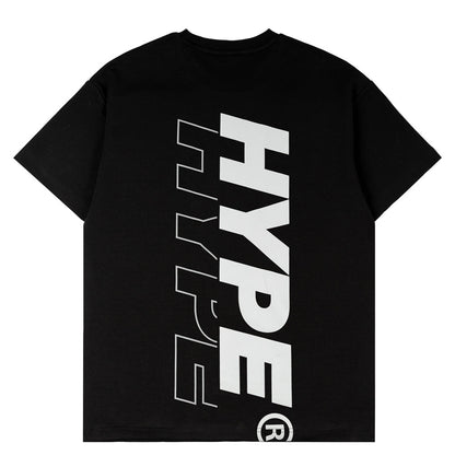 Hype Printed Logo Cotton Oversized Men's T-Shirt