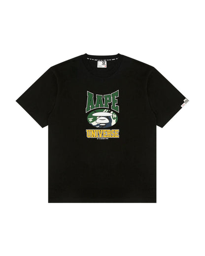 Street Logo Print Tee Flannel Shirt Dude Nav