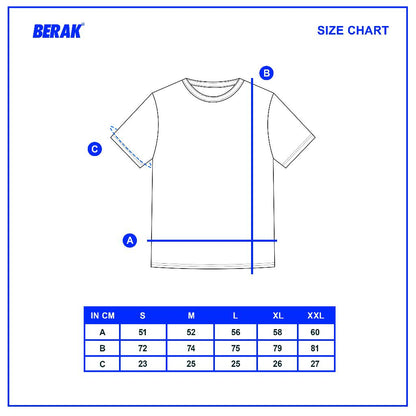 Hitam Berak 9420 Black Sleeve Graphic Tee