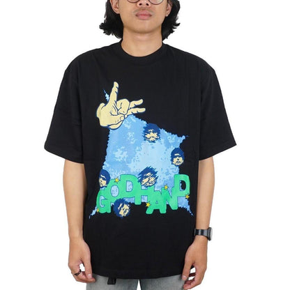 Kkonhave Maradona Tangan Tuhan T-Shirt Hitam