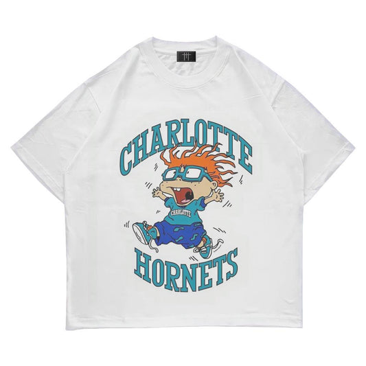 Megalast Charlotte Hornets Vintage Oversized Tee